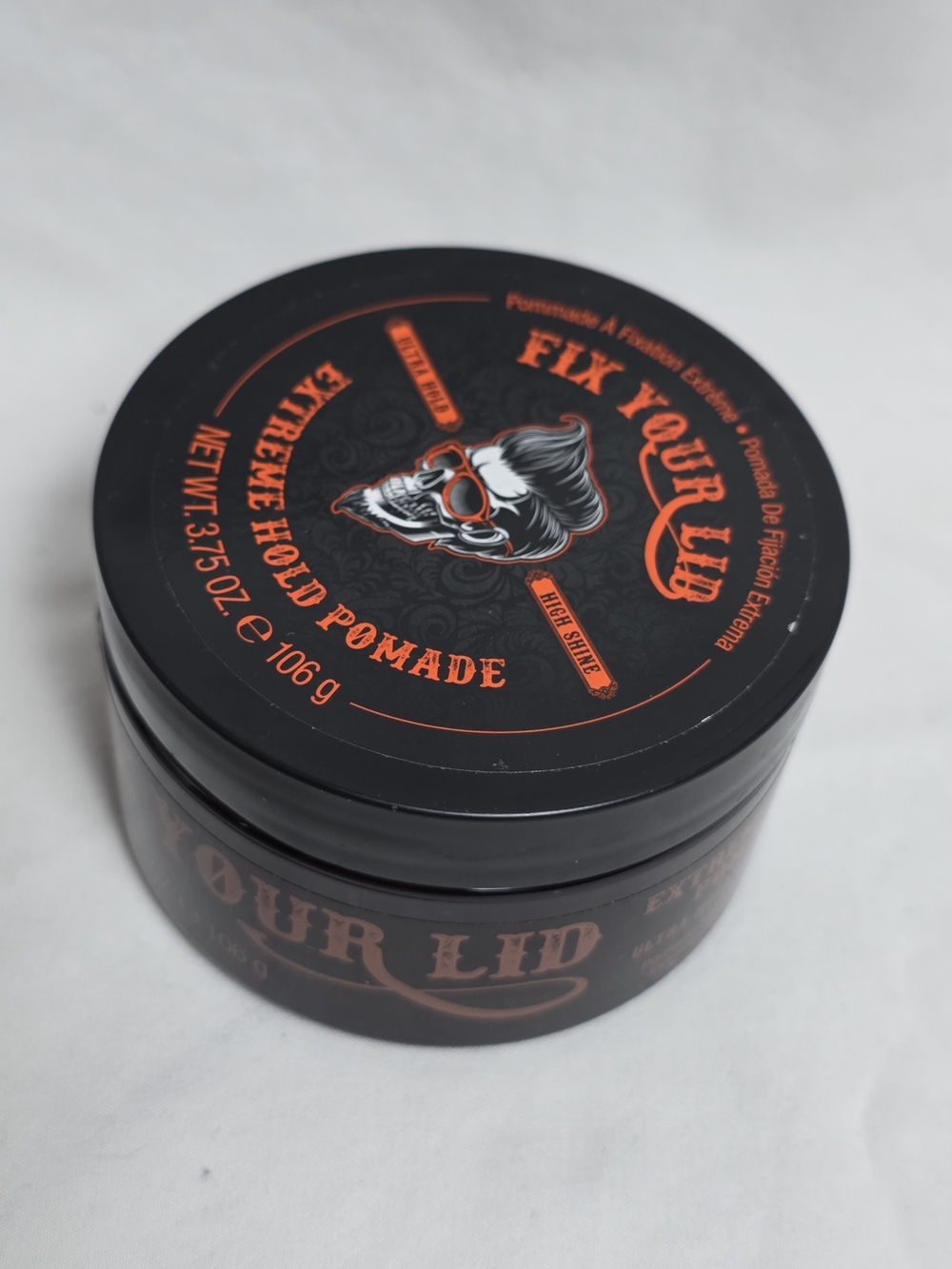 Fix Your Lid Extreme Hold Pomade 3.75 oz Ultra Hold High Shine